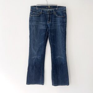 Y2K low rise 7 for all mankind dark wash